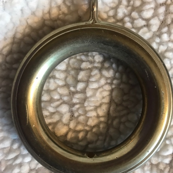 16 Bronze Metal Drapery Curtain Rod Rings w/ eyelets 2.50”OD, 1.75”ID - Picture 6 of 7